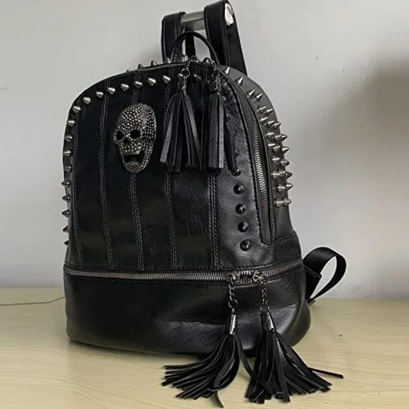 バッグ skull grunge punk studs 2way bag skull grunge punk studs 2way bag